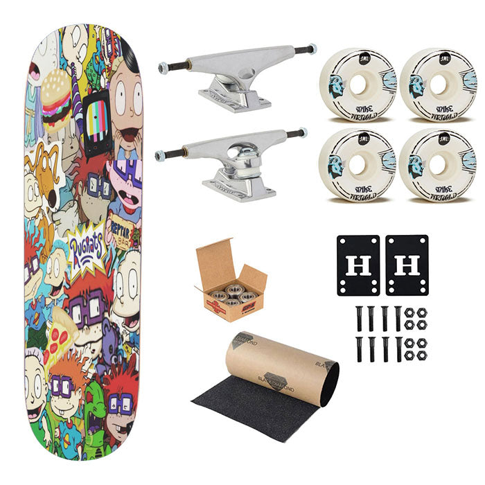 Rugrats Collage Skateboard Complete Board 8.0" X 31.75"