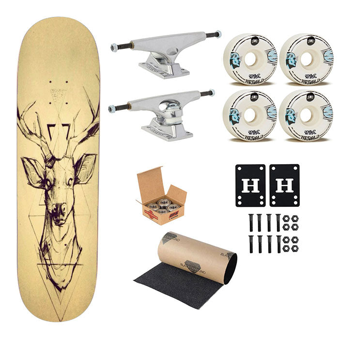 Rusa 5 Skateboard Complete Board 8.0" X 31.75"