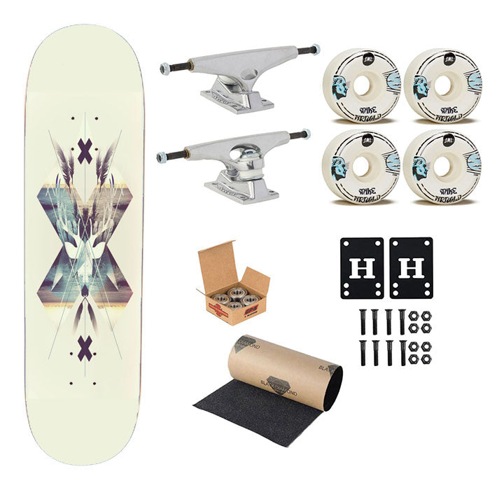 Rusa Art Walpaper Skateboard Complete Board 8.0" X 31.75"