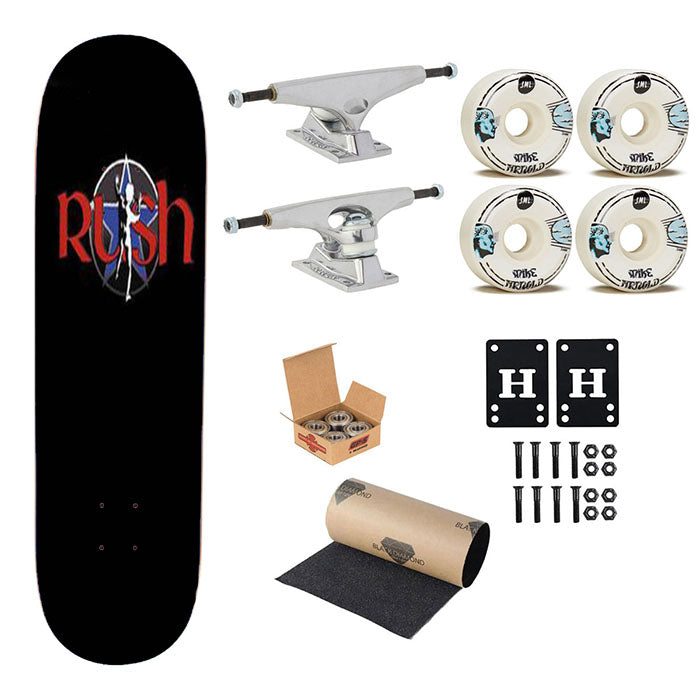 Rush Illustration Skateboard Complete Board 8.0" X 31.75"