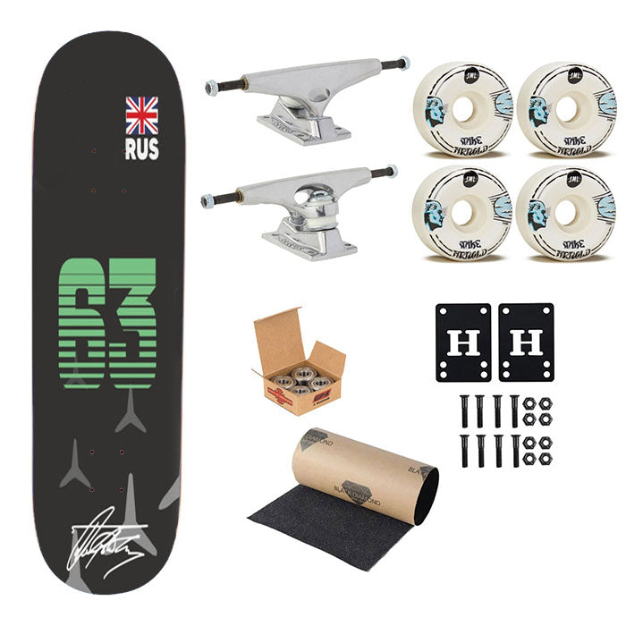 Russell - F1 Skateboard Complete Board 8.0" X 31.75"