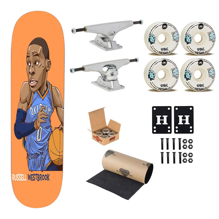 Russell Westbook Skateboard Complete Board 8.0" X 31.75"