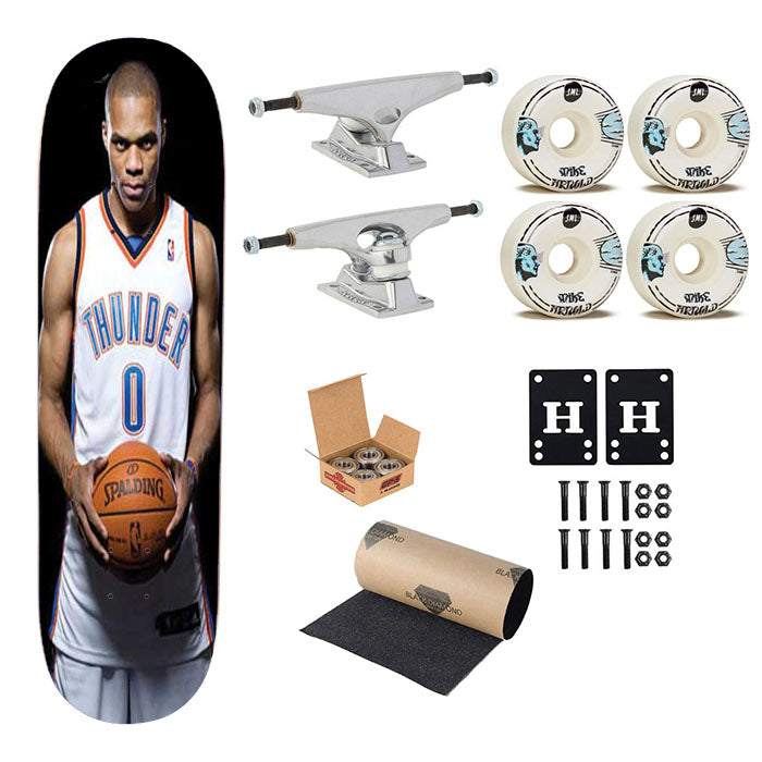 Russell Westbrook Skateboard Complete Board 8.0" X 31.75"