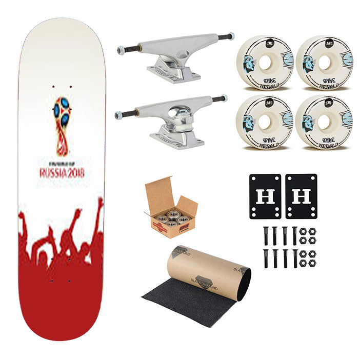 Russia Fifa Worldcup 018 Lo Skateboard Complete Board 8.0" X 31.75"