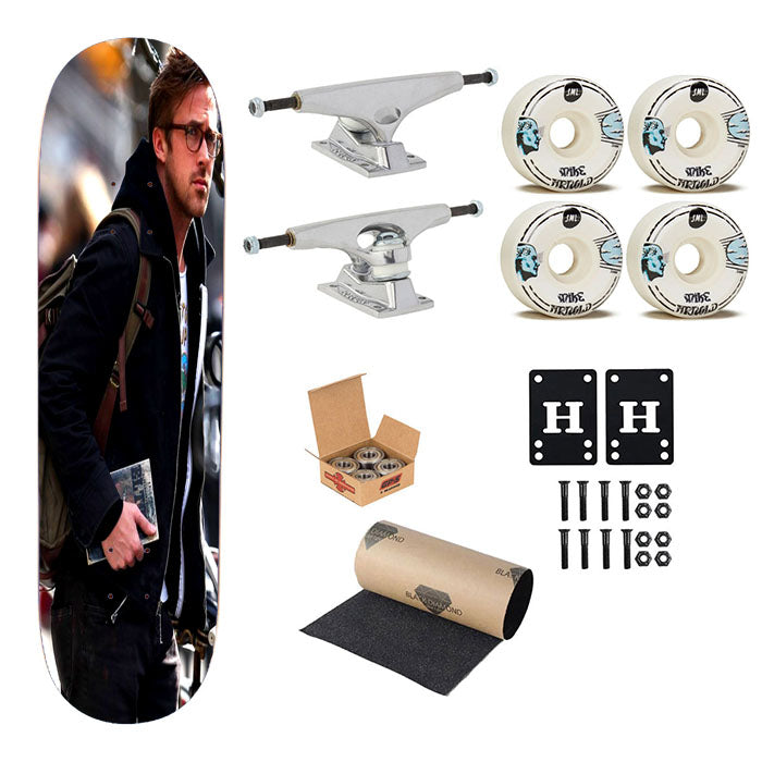 Ryan Gosling Skateboard Complete Board 8.0" X 31.75"