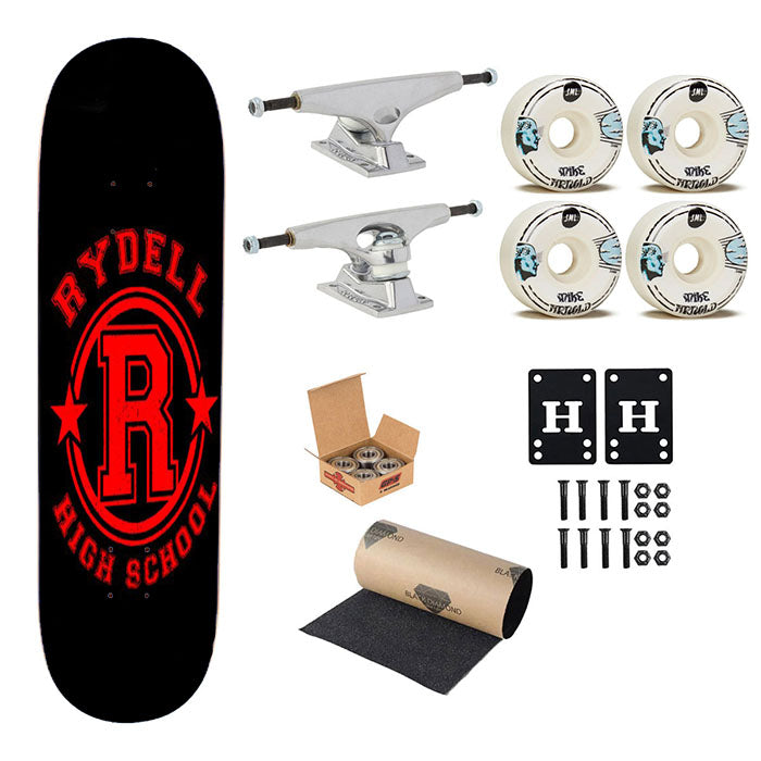 Rydell High School Grease Musical Movie 50S 70S John Travolta Skateboard Complete Board 8.0" X 31.75"