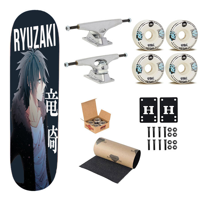 Ryukazi L Death Note Anime Skateboard Complete Board 8.0" X 31.75"