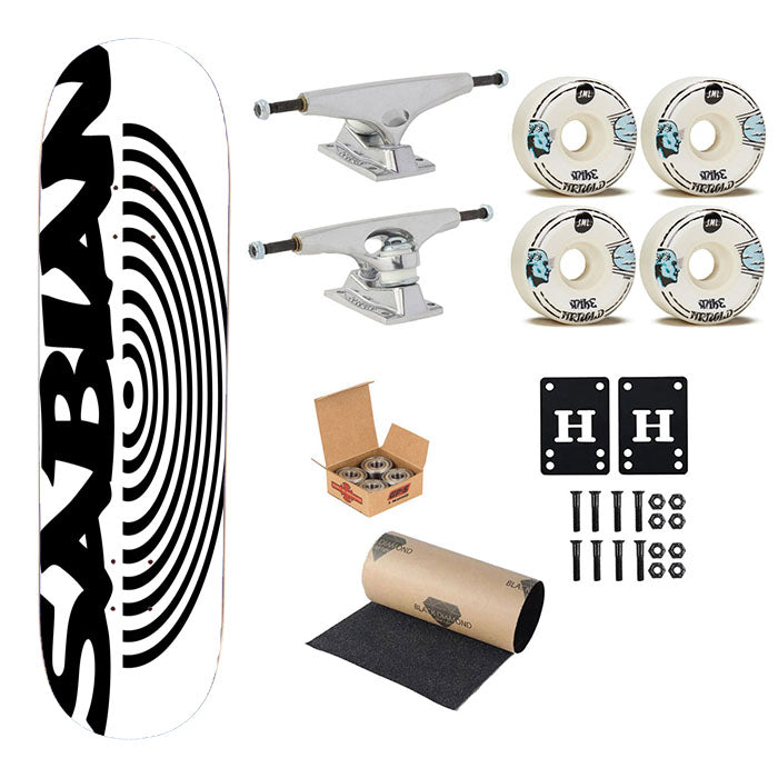 Sabian Logo Skateboard Complete Board 8.0" X 31.75"