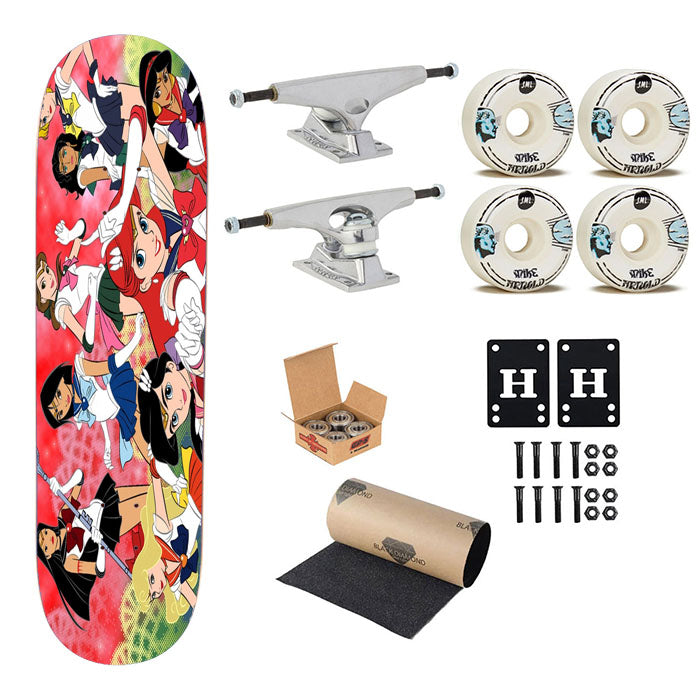 Sailor Moon Skateboard Complete Board 8.0" X 31.75"