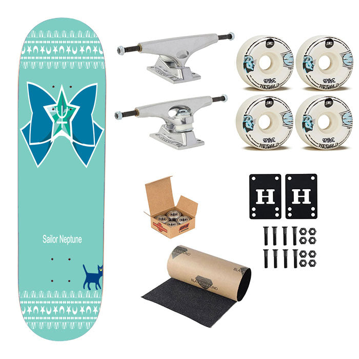 Sailor Neptune Skateboard Complete Board 8.0" X 31.75"