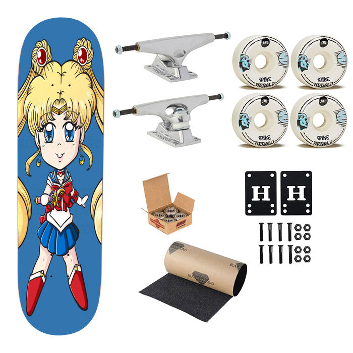 Sailormoon Cibi Skateboard Complete Board 8.0" X 31.75"