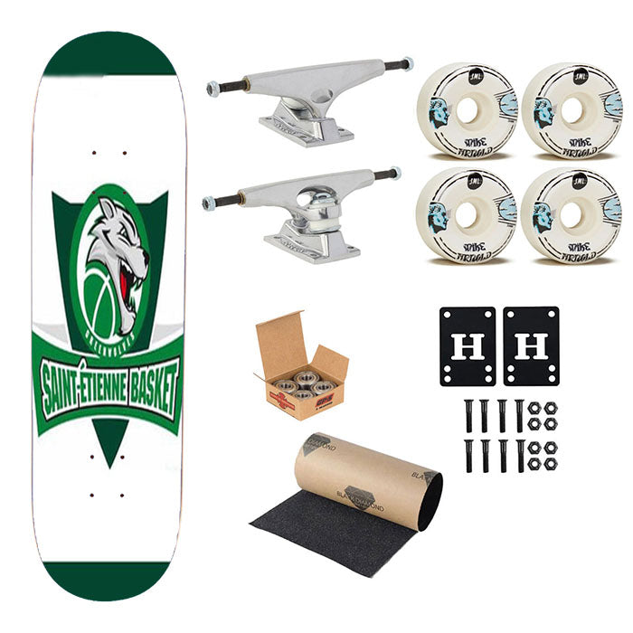Saint Etienne Basket Skateboard Complete Board 8.0" X 31.75"