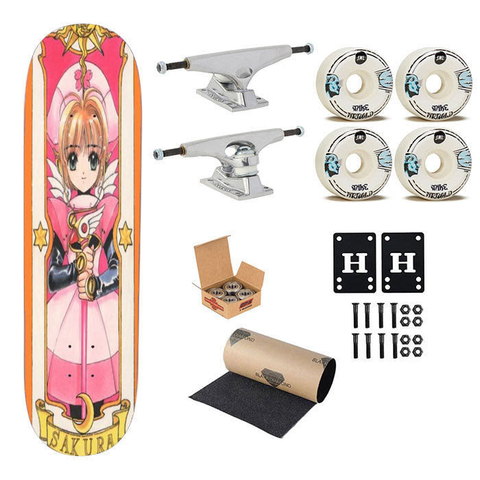 Sakura Cover Skateboard Complete Board 8.0" X 31.75"
