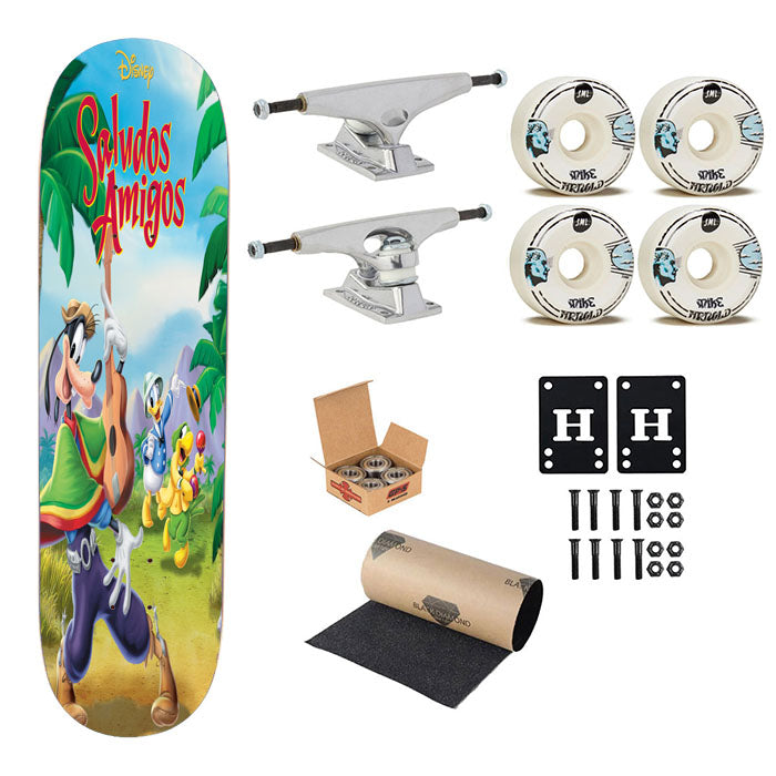 Saludos Amigos Skateboard Complete Board 8.0" X 31.75"