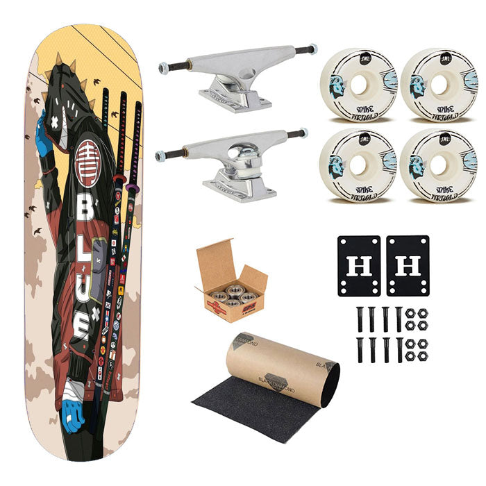 Samurai Hype Skateboard Complete Board 8.0" X 31.75"
