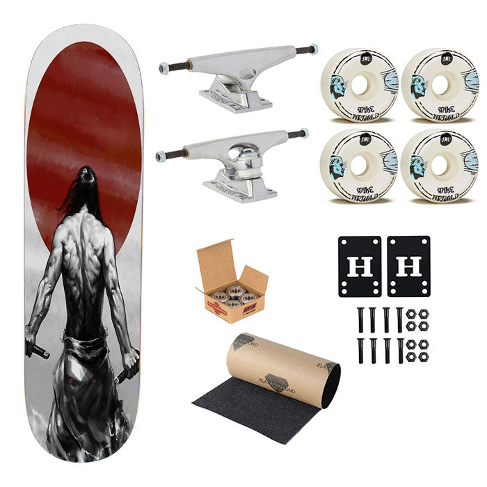 Samurai Japan Skateboard Complete Board 8.0" X 31.75"