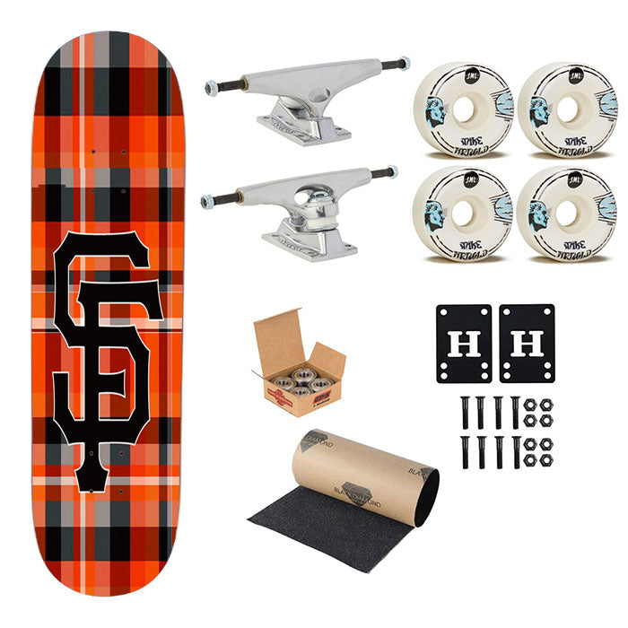 San Francisco Giants Logo 13 Skateboard Complete Board 8.0" X 31.75"