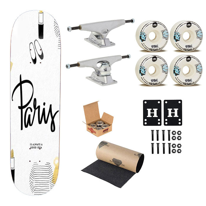 Sandra Lucia Fashion Skateboard Complete Board 8.0" X 31.75"