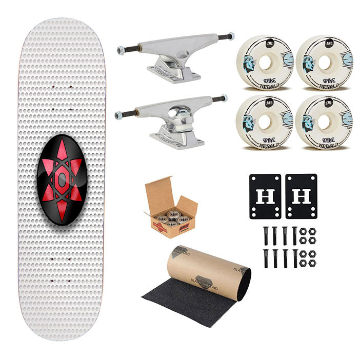 Sasuke Symbol Skateboard Complete Board 8.0" X 31.75"