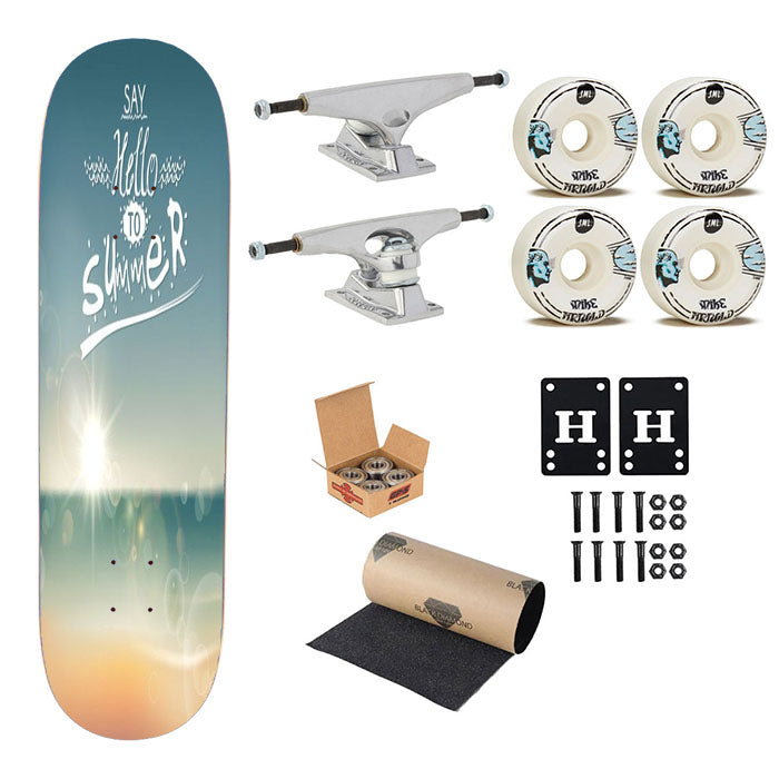 Say Hello To Summer Skateboard Complete Board 8.0" X 31.75"