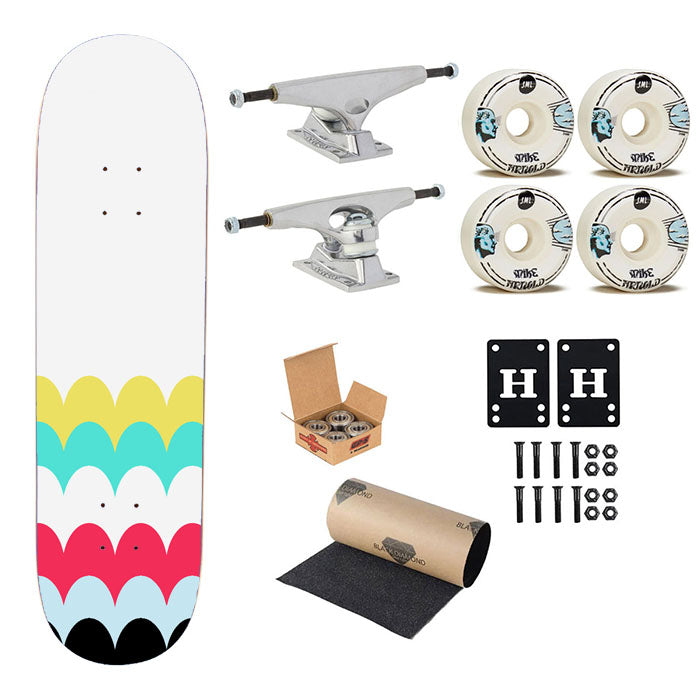 Scallop Collection Skateboard Complete Board 8.0" X 31.75"