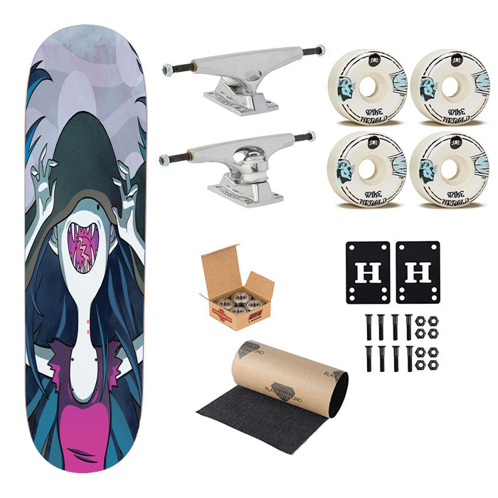 Scary Marceline The Vampire Queen Adventure Time Skateboard Complete Board 8.0" X 31.75"
