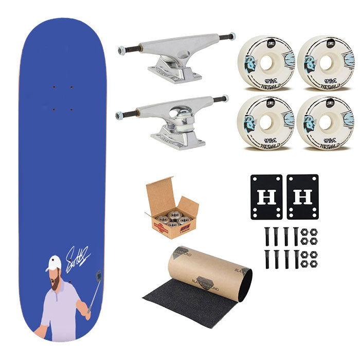 Scheffler Signature Skateboard Complete Board 8.0" X 31.75"