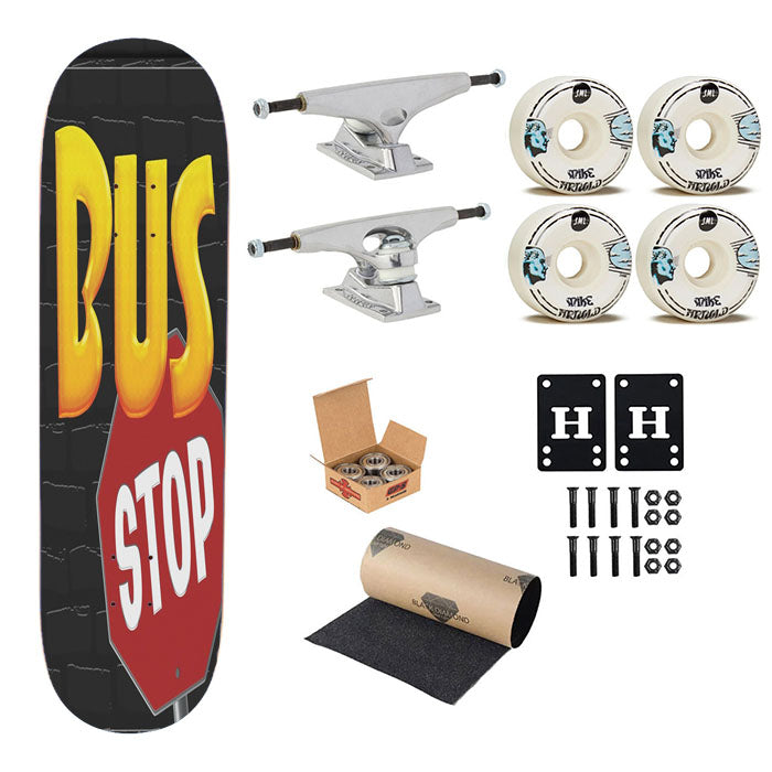 School Bus Stop Skateboard Complete Board 8.0" X 31.75"