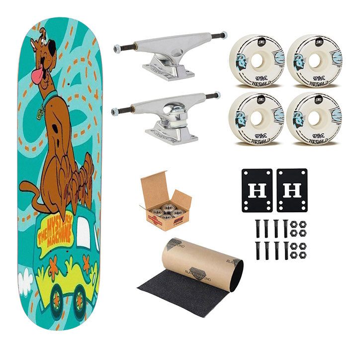 Scooby Doo And Mystery Machine Skateboard Complete Board 8.0" X 31.75"