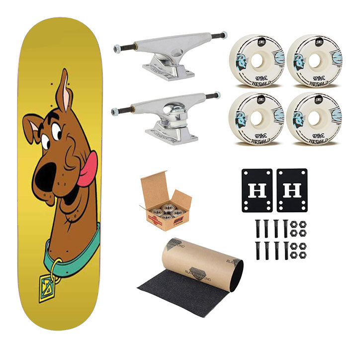 Scooby Doo Gold Fade Skateboard Complete Board 8.0" X 31.75"