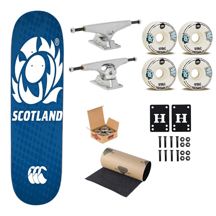 Scotland Rugby Skateboard Complete Board 8.0" X 31.75"