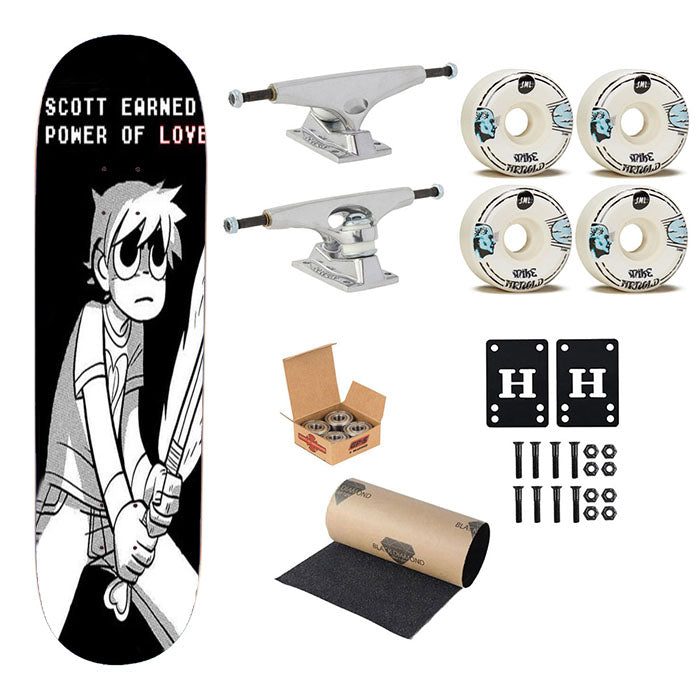 Scott Pilgrim Quotes Skateboard Complete Board 8.0" X 31.75"