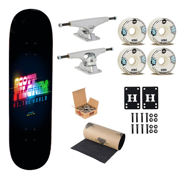 Scott Pilgrim Us The World Skateboard Complete Board 8.0" X 31.75"