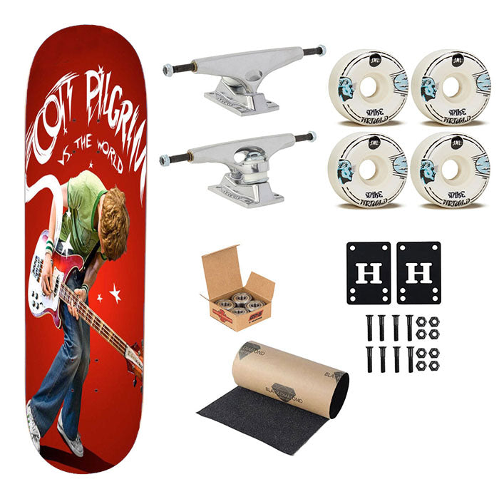 Scott Pilgrim Vs The World Skateboard Complete Board 8.0" X 31.75"