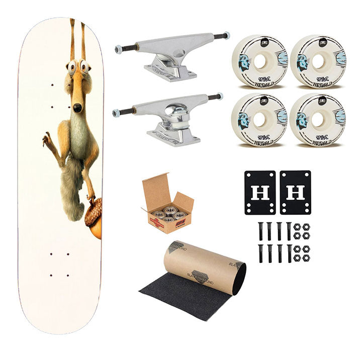 Scrat Character Ice Age Skateboard Complete Board 8.0" X 31.75"