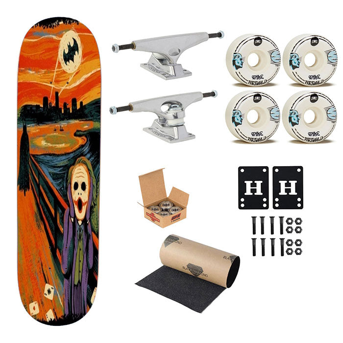 Scream Batman Skateboard Complete Board 8.0" X 31.75"