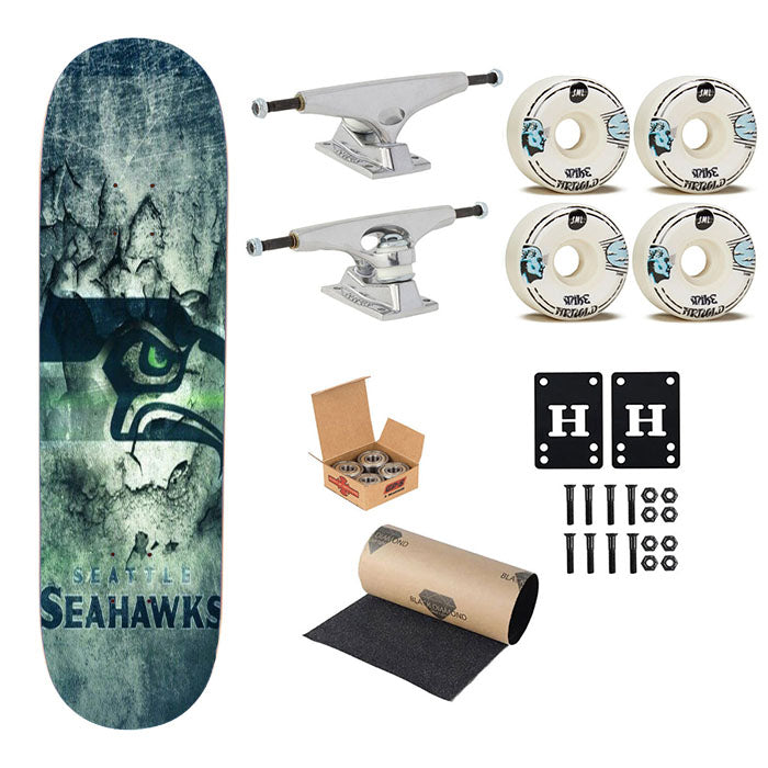 Seattle Seahawks Skateboard Complete Board 8.0" X 31.75"