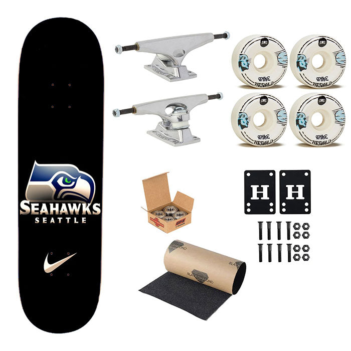 Seattle Seahawks Nfl New Skateboard Complete Board 8.0" X 31.75"