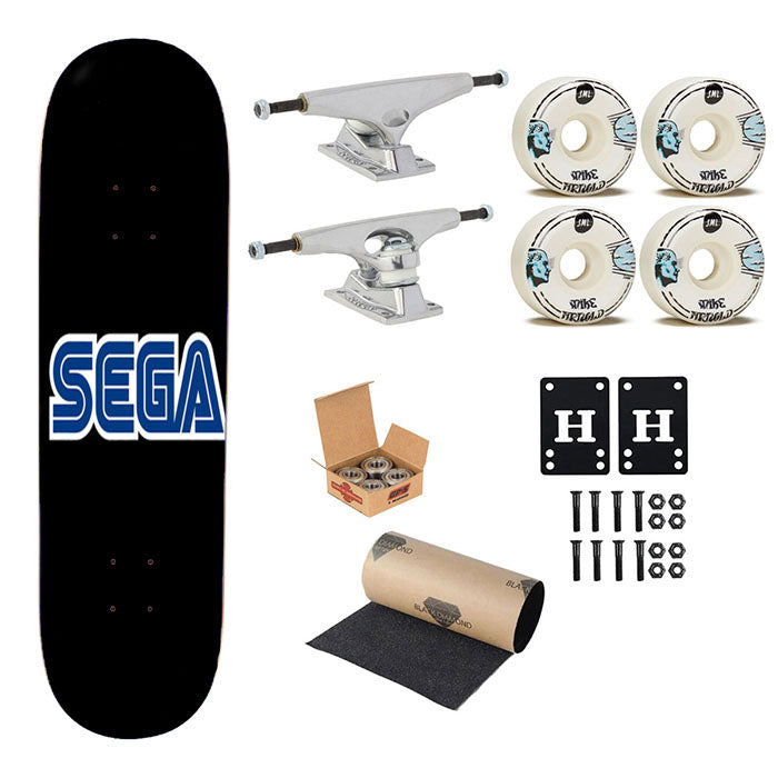 Sega Skateboard Complete Board 8.0" X 31.75"