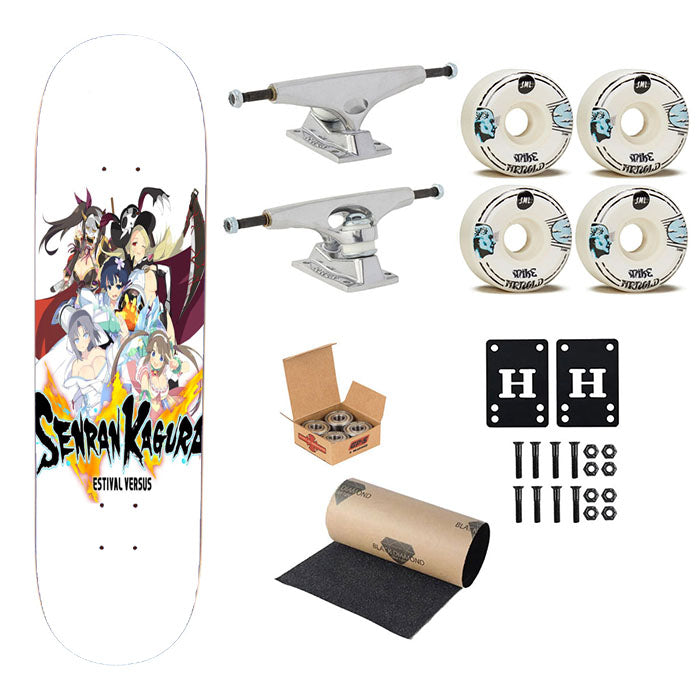 Senran Kagura Estival Versus Skateboard Complete Board 8.0" X 31.75"