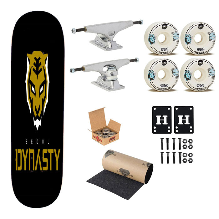 Seoul Owl Dynasty Skateboard Complete Board 8.0" X 31.75"