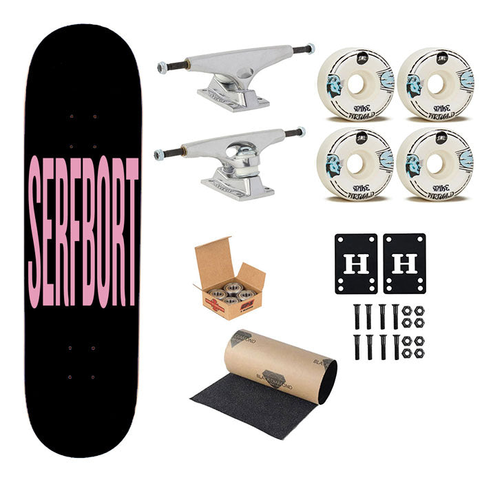 Serfbort Skateboard Complete Board 8.0" X 31.75"