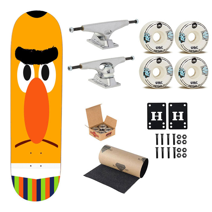 Sesame Street Bert Skateboard Complete Board 8.0" X 31.75"