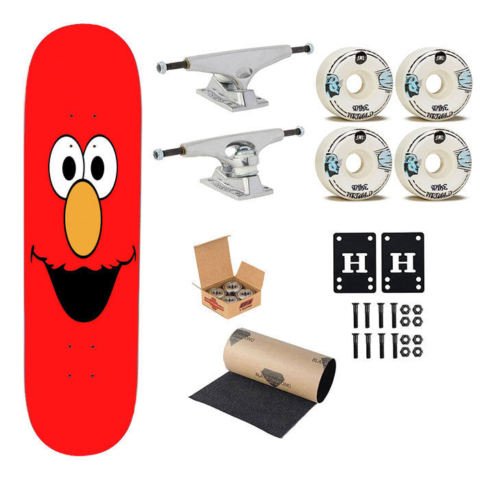 Sesame Street Elmo Skateboard Complete Board 8.0" X 31.75"