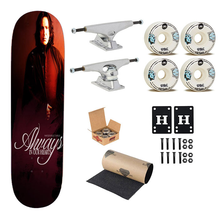 Severus Snape Always In Our Hearts Skateboard Complete Board 8.0" X 31.75"