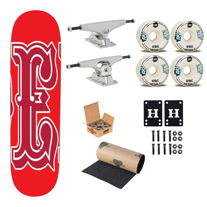 Sf 49Ers Logo Tag Skateboard Complete Board 8.0" X 31.75"