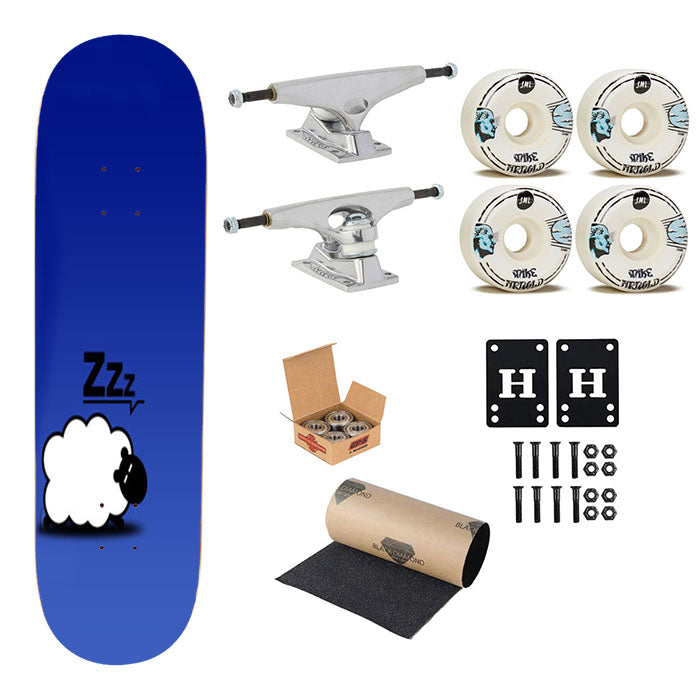 Shaun The Sheeps Sleep Skateboard Complete Board 8.0" X 31.75"