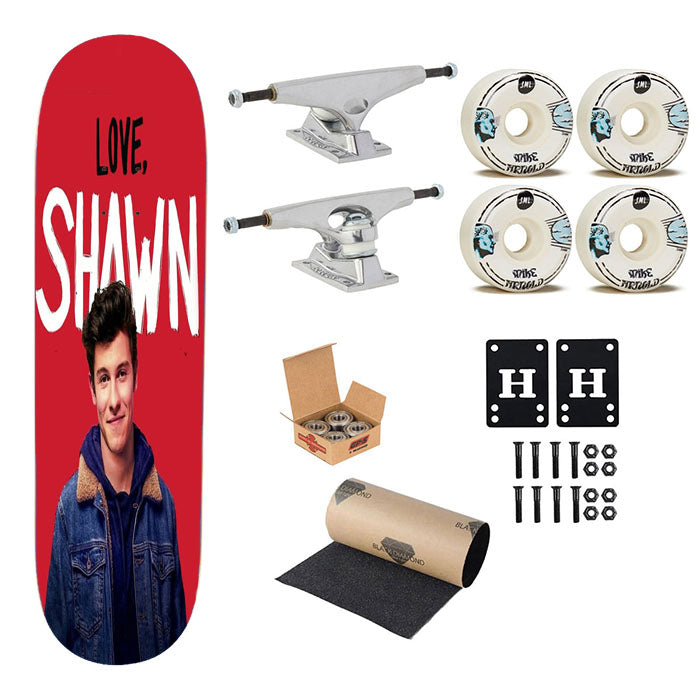 Shawn Mendes Love Shawn Skateboard Complete Board 8.0" X 31.75"