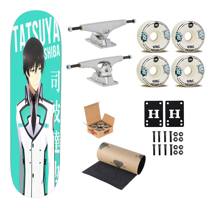 Shiba Tatsuya Mahouka Koukou No Rettousei Anime Skateboard Complete Board 8.0" X 31.75"