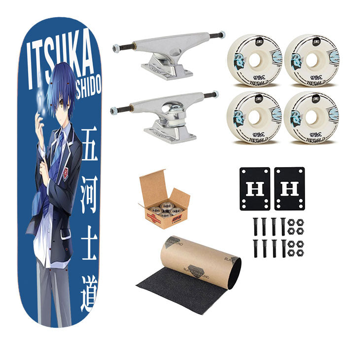 Shidou Itsuka Date A Live Anime Skateboard Complete Board 8.0" X 31.75"